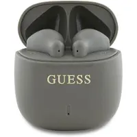 GUESS drahtlose Ohrhörer bluetooth TWS GUTWSJ14ESGE (gedrucktes klassisches Logo) taupe