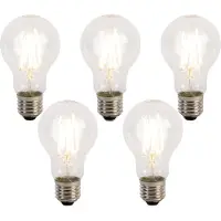 LUEDD 5er-Set E27 3-Stufen-Dimmbare LED-Glühbirnen A60 5W 700 lm 2700K
