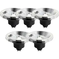 LUEDD 5er-Set GU10 3-Stufen-Dimmbare LED-Lampe 111mm 10,5W 770lm 4000K