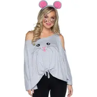 Leg avenue Maus Poncho-Shirt