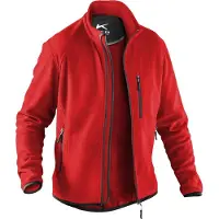 Kübler Fleecejacke Mittelrot L