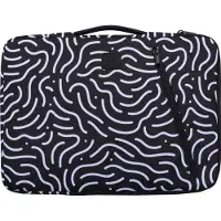 Exacompta Laptophülle Moon Kunstfaser schwarz bis 40,6 cm (16 Zoll)