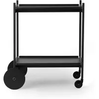 Normann Copenhagen Rul Trolley Black - , Schwarz, für Esszimmer, Metall
