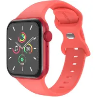 IMoshion Silikon-Armband⁺ für Watch Series 1 t/m 9 / SE (38/40/41 mm) | Series 10 / 11 (42 mm) - Größe S/M - Coral