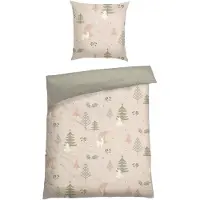 Schiesser Wendebettwäsche "Uma aus weicher Baumwolle im Nordic-Look", Made in Green