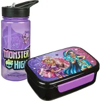 Scooli Lunchbox "Monster High", (Set, 2 tlg.), mit Trinkflasche