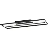 Eglo CALAGRANO-Z Wand-/Deckenleuchte Lampe Beleuchtung - L64 x B22 x H5 cm - schwarz - 21W inkl. - IP20