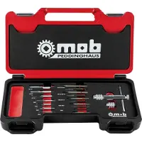 MOB Fusion Box Ausdrehersatz 'Complete' 19-Teilig mit Inkl. Werkzeughalter, Bohrern und Gewindeschneidern