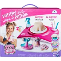 Spin Master - Pottery Cool, Kinder Töpfer SET Studio, Töpferscheibe Zubehör; 6027865