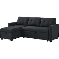 VitaliSpa Sofa L Form Campina, Anthrazit, 226 x 161 cm