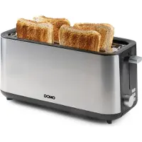 Domo 2-scheiben-toaster, 1350 w, edelstahl DO967T