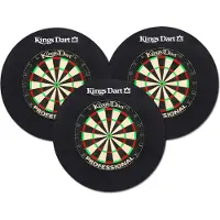 Kings Dart Dart-Set "Dartscheiben mit Auffangfeld"