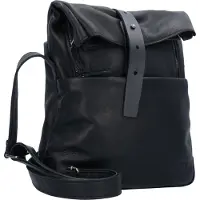 Harold's Leder Umhängetasche Mount Crossbag Black schwarz