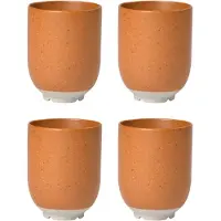 Broste Copenhagen Eli Becher karamellbraun - 8er Set