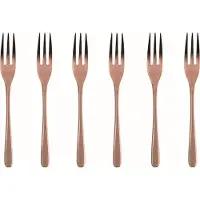 Sambonet Kuchengabeln Taste PVD Copper (6-Teilig)