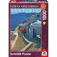 Schmidt 59584 - Premium Quality - Patrick Reid O'Brien - Santorini, 1000 Teile Puzzle