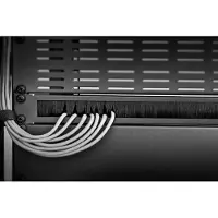 Renkforce RF-3429140 19 Zoll Netzwerkschrank-Bürstenleiste 1 HE Schwarz