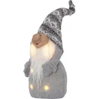 Star Trading Trading LED-Stoff-Figur "Joylight", Weihnachtsmann