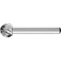PFERD 22420516 Fræsestift HSS Kugle 12 mm Længde 51 mm Mål, Ø 12 mm Arbejdslængde 10 mm Skaftdiameter 6 mm 1 stk.