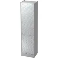 Hjh OFFICE PRO SIGNA R50 RE - Grau/Silber Rollladenschrank 5 OH Relinggriff Kunststoff