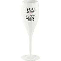 Koziol Sektglas Superglas You are my everything 100 ml, 1 Stk