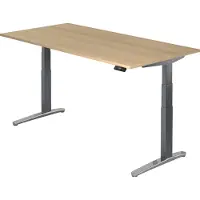 Hjh OFFICE PRO XBHM 2E GC - 200 x 100 Eiche elektrisch höhenverstellbar