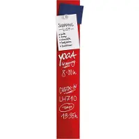 MAGNETOPLAN Glasmagnetboard (B x H) 100 mm x 600 mm Rød 13400006