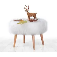Hannah Home , Deer- FLF1135, Weiß, Klassische Sitzsäcke, 100% POLYESTER