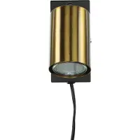 Licht-Erlebnisse Wandspot Küche Schwarz GU10 massiv Metall Modern Wandleuchte