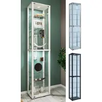 VCM Sammel Stand Vitrine Holz Glas Kavis XL