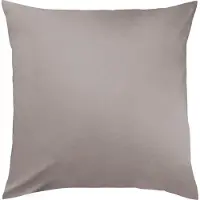 TRAUMSCHLAF Premium Interlock Kissenbezug 80x80 cm grau