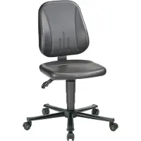 Magni Esd Unitec 2 Niedrigstuhl schwarz mit Rollen