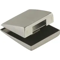 Dorma Kaba Gegenkasten Studio Arcos Glastürbeschlag für Glas 8-10mm, Alu Edelstahl-Effekt