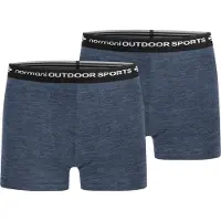 Normani 2er Pack Herren Merino Boxershorts Unterhose - 7692