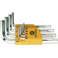 Hafu-werkzeugfabrik Sechskant Stiftschlüssel-Satz Zoll im Clip Gr. 0,05"-3/8" 13-teilig
