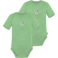 Normani 2er Set Baby Merino Body Kurzarm „Tauranga" - 9285
