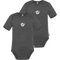 Normani 2er Set Baby Merino Body Kurzarm „Tauranga" - 9285