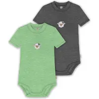 Normani 2er Set Baby Merino Kurzarmbody „Tihoi" - 9321
