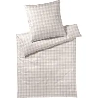 JOOP! Soft-Flanell-Bettwäsche Soft Checks Farbe cream Größe 155x220+80x80