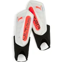 Puma Ultra Flex Ankle Unisex Schienbeinschoner weiß rot Gr M
