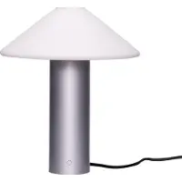 Hubsch Orbit Tischleuchte Metalllic Silber - , Metallisch, für Wohnzimmer, Glas