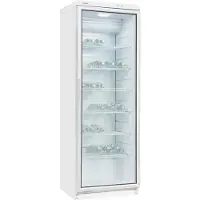 Exquisit Glastürkühlschrank GKS350-1-GT-280D weiss | Nutzinhalt: 320 L | Standgerät