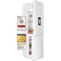 Exquisit Kühl-Gefrierkombination KGC265-70-NF-WS-040C weiss | 251 L Volumen | Kühl Gefrierkombination No-frost | Türanschlag wechselbar | Kühlgefrierkombination freistehend