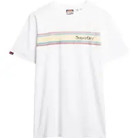 Superdry Venue Logo Stripe Relaxed Kurzarm-t-shirt