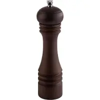 Aps 40577 Salzmühle ETERNAL, Buchenholz dunkel, Keramikmahlwerk, Ø 6 cm, Höhe 23 cm