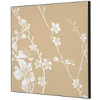 SHOWDOWN Textile Wanddekoration Japanische Kirschblüte Mehrfarbig Aluminium