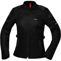 IXS Tourster-Big Air 1.0 Mesh Damen Schwarz Motorrad Textiljacke Größe S