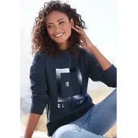 Elbsand Sweatshirt "Fionni", mit großem Logoprint, sportlich-casual