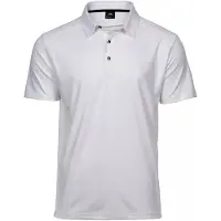Tee Jays Herren Luxus Sport Polo Shirt BC4564 (2XL) (Weiß)