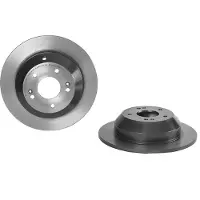 Brembo Bremsscheibe 08.B605.11, hinten, voll, hochkarbonisiert, 1 Stück